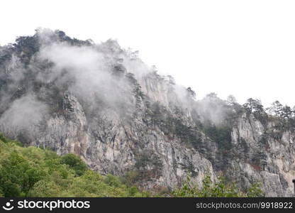 Baile Herculane town Romania domogled mountain landscape