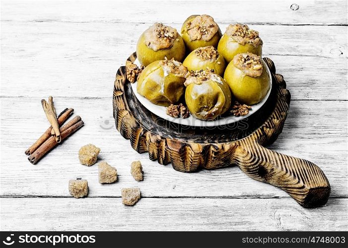 baked apples stuffed nuts