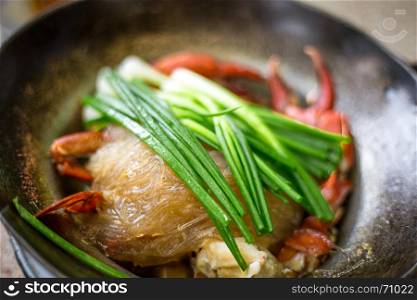 Baked crab vermicelli with glass noodles