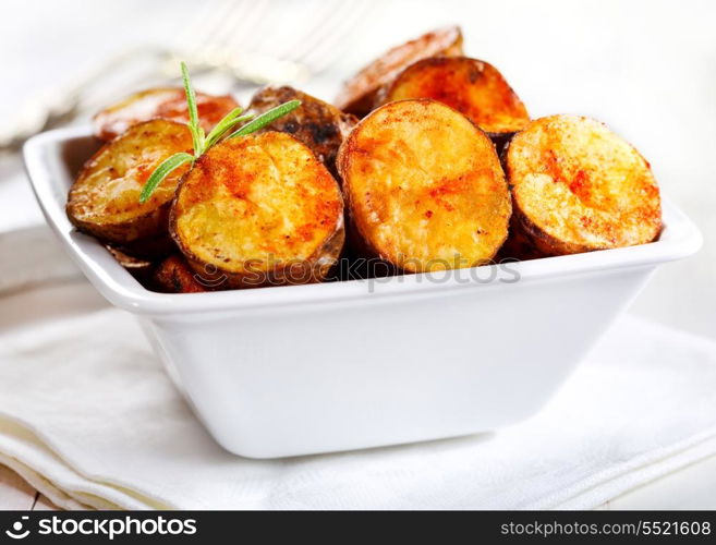 baked potato with rosemary