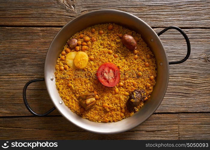 Baked rice Paella recipe for two from Spain