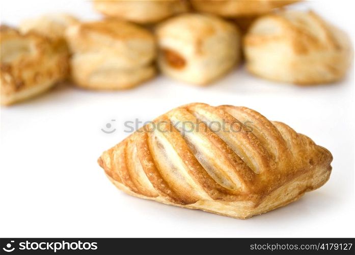 bakery snacks pastry isolated on white background