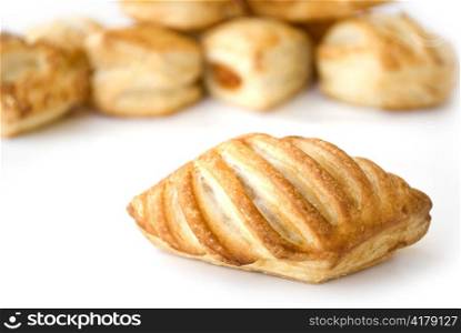 bakery snacks pastry isolated on white background