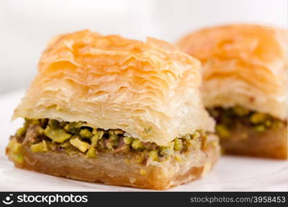 Baklava with pistachio