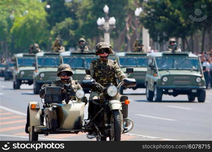 BAKU - 26 June 2011 - Miliatary Parade in Baku, Azerbaijan on Army Day