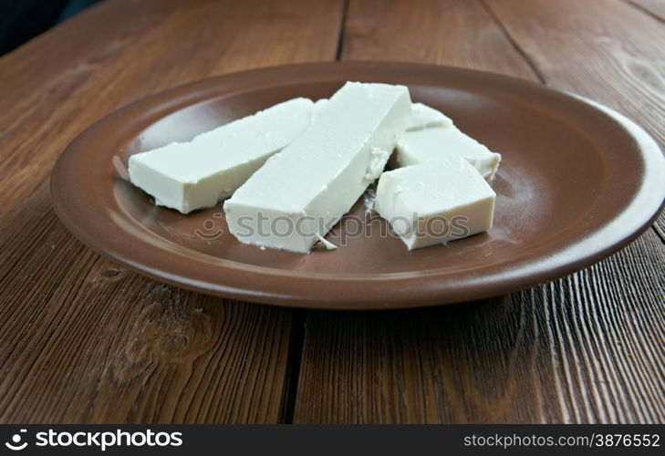 Baladi cheese - soft, white cheese originating in the Middle East