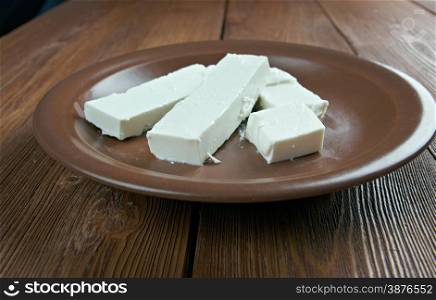 Baladi cheese - soft, white cheese originating in the Middle East