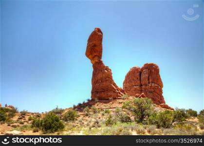 Balancing Rock at Arches National Park, Utah