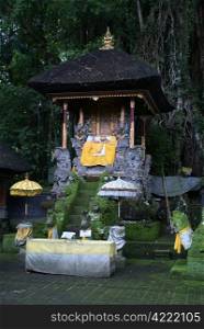 Balinese temple under three near Ubud, Bali, Indonesia