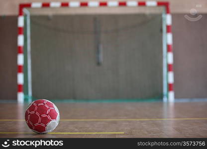 ball in front of goal