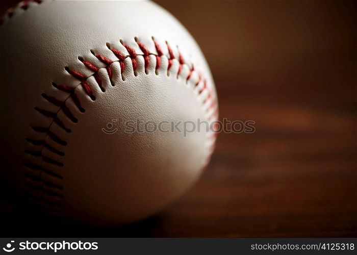 ball on wooden background ,sport concept in closeup, selective focus