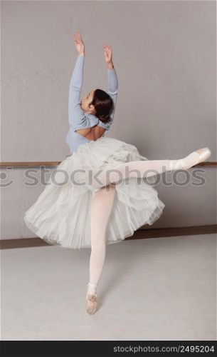 ballerina tutu skirt practicing ballet