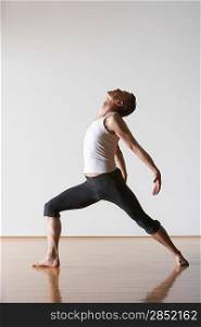 Ballet Dancer leaning backward