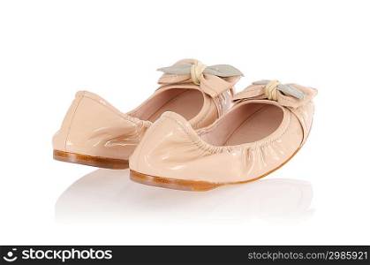 Ballet shoes in fashion concept