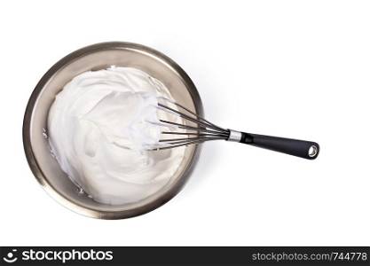 balloon whisk isolated in white background. balloon whisk