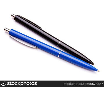 Ballpoint pen isolated on white background cutout