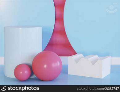 balls abstract geometric shapes background