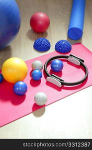 balls pilates toning stability ring roller yoga mat sport gym stuff