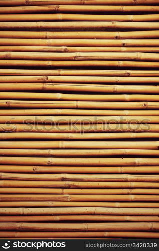 Bamboo wall, can be used as background