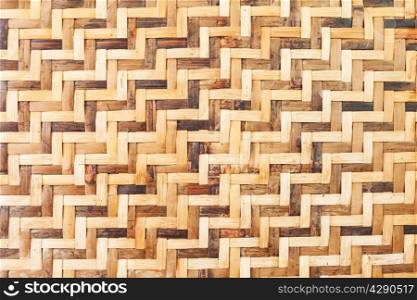 Bamboo wooden weave texture background