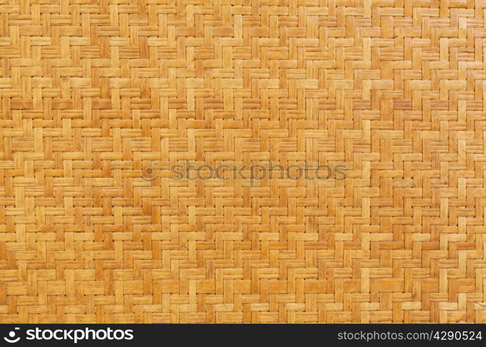 Bamboo wooden weave texture background