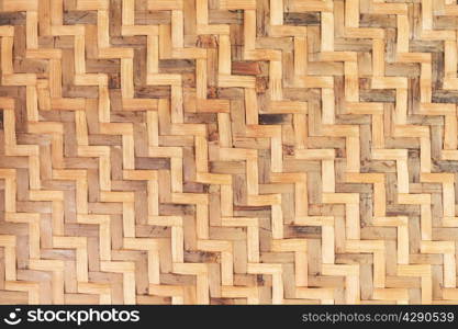 Bamboo wooden weave texture background