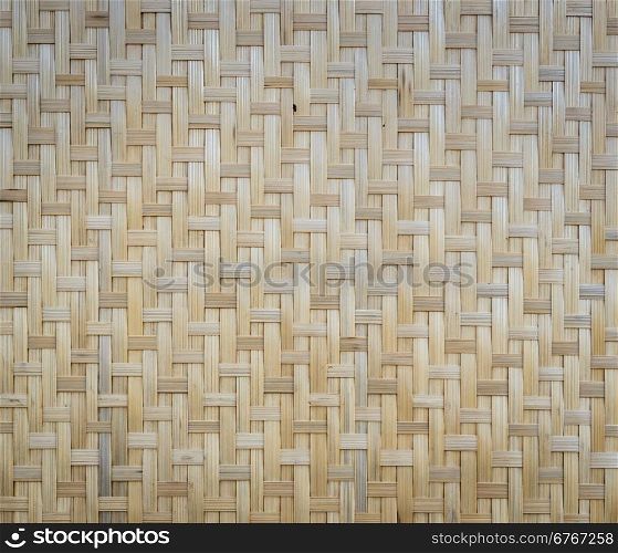 Bamboo woven pattern texture background