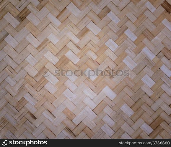 Bamboo woven texture background