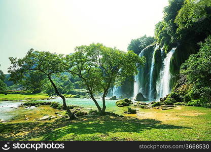 Ban Gioc - Detian waterfall in Vietnam