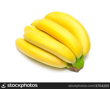Banana bunch isolated on white
