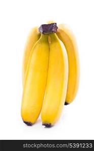 Banana bunch isolated on white background