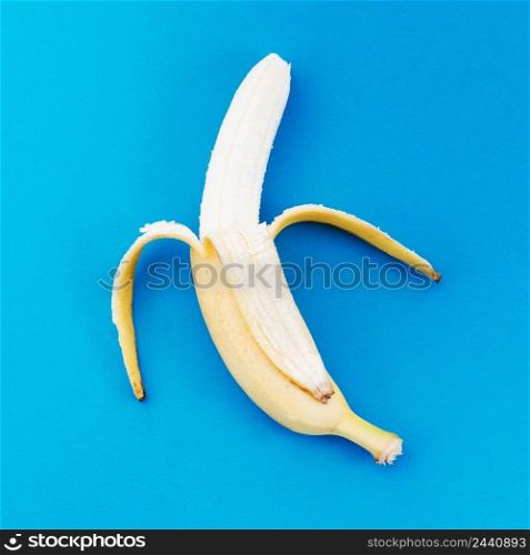banana cleared peel bright surface