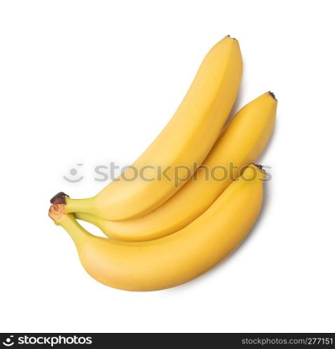 banana fruit isolated on white background. banana