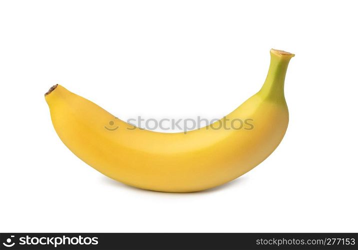 banana fruit isolated on white background. banana