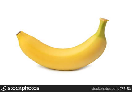 banana fruit isolated on white background. banana