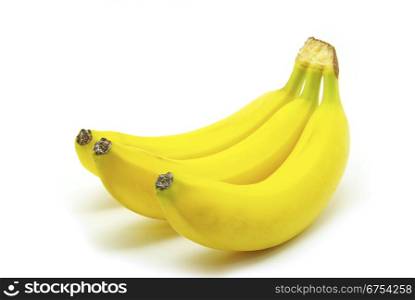 banana fruits isolated on white background