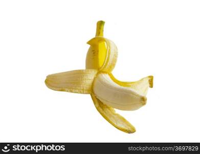 Banana isolated on a white background