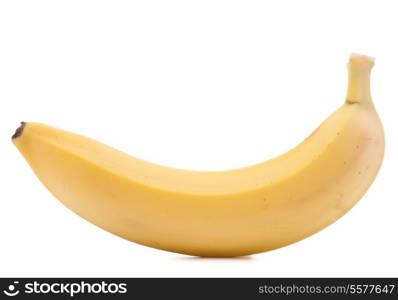 Banana isolated on white background cutout