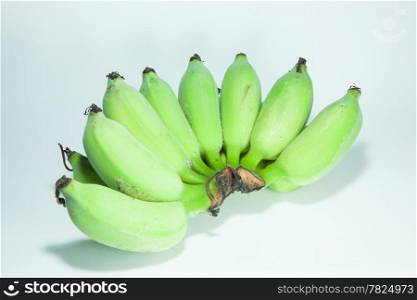 Banana on a white background.white isolated in studio.