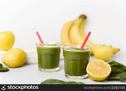 banana spinach smoothies