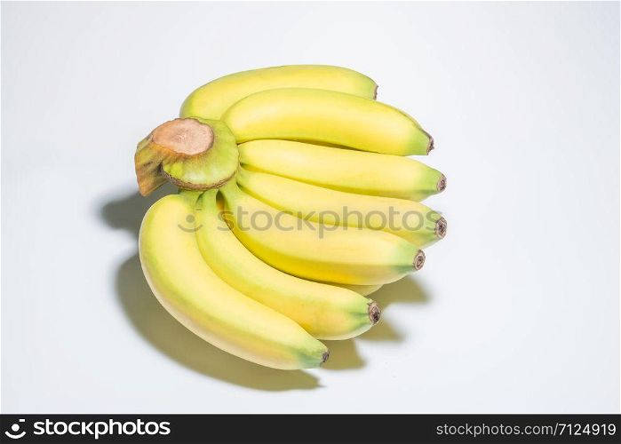 Banana white background