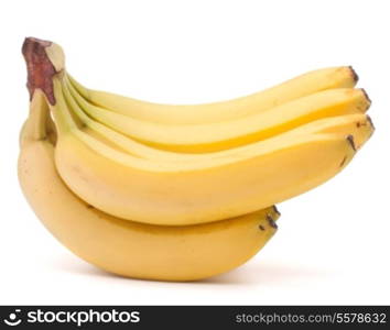 Bananas bunch isolated on white background cutout