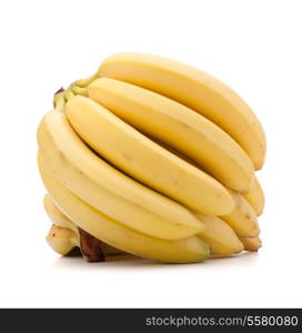 Bananas bunch isolated on white background cutout