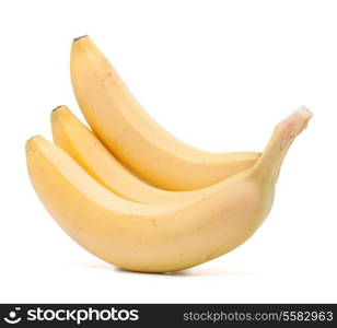 Bananas bunch isolated on white background cutout