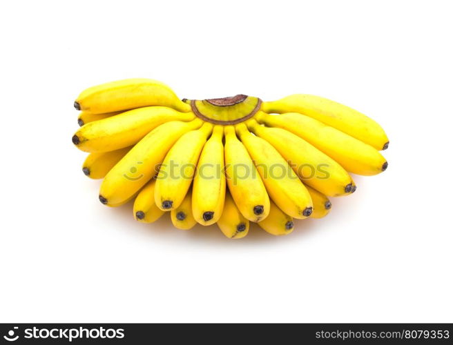 Bananas isolated on white background