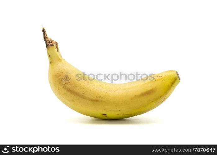 bananas on a white background