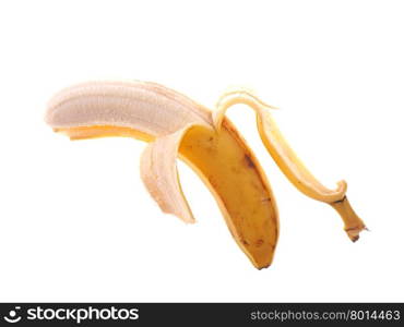 bananas on white background