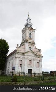 Banatska Palanka village Serbia Holly Archangels church landmark architecture