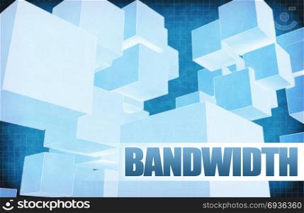 Bandwidth on Futuristic Abstract for Presentation Slide. Bandwidth on Futuristic Abstract