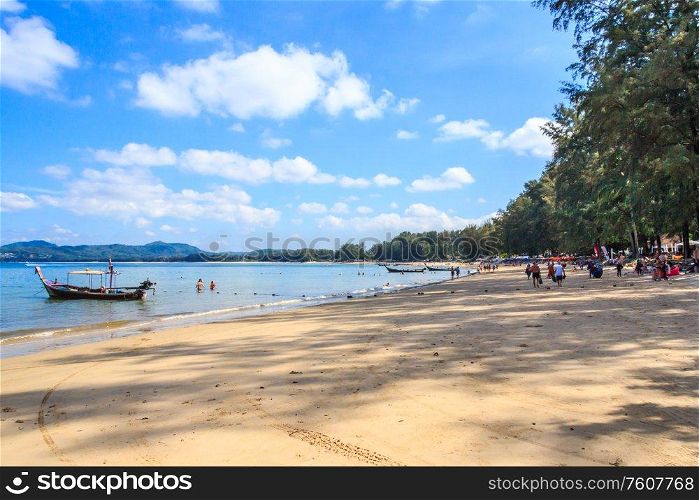 Bang Tao beach on a sunny day, Phuket, THailand